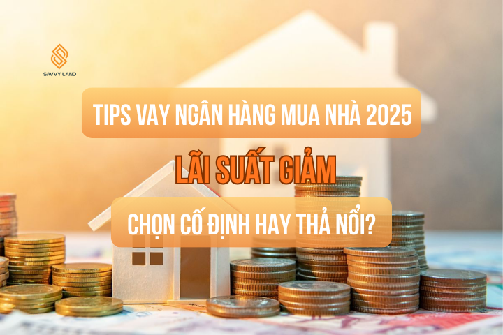 Tips vay ngân hàng mua nhà 2025: Lãi suất giảm, nên chọn cố định hay thả nổi?